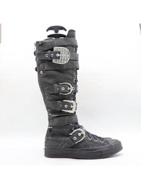 Converse Martine Ali Chuck 70 XXHI Women's Size 7.5 High Black Buckle Boots